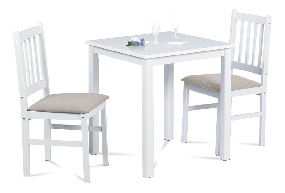 Jedálenský set Janel WT (pre 2 osoby) (biela) *výpredaj