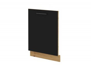 Beépített mosogatógép ajtó Morgan (artisan tölgy + fekete)