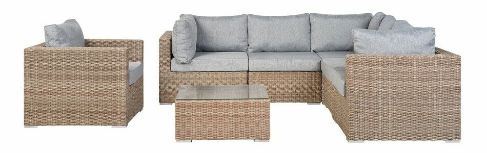 Ülőgarnitúra Conrate (barna)