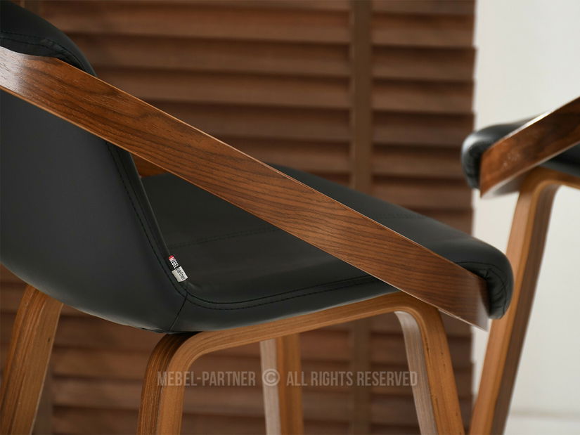 Stolička Lila H (orech tmavý + orech)