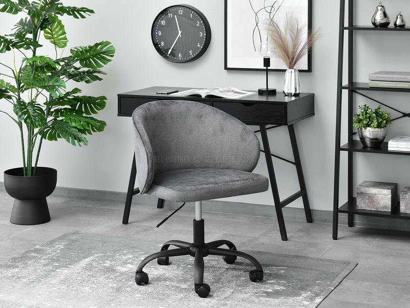 Scaun de birou Senzitiv (grafit + auriu)