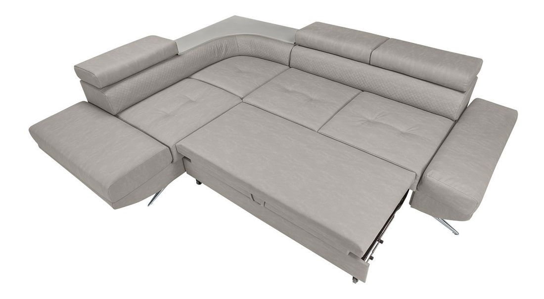 Rohová sedačka BRW Altro REC.2F (sivá) (L)