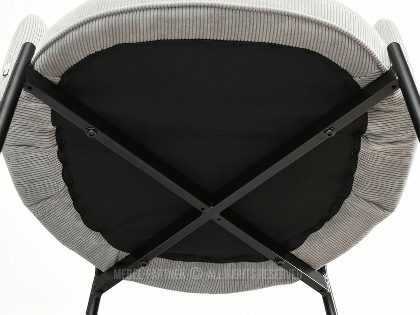 Stolička Omar (sivá + čierna)