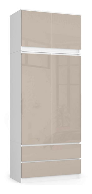 Nadstavba na skriňu Sashka (cappuccino lesk)