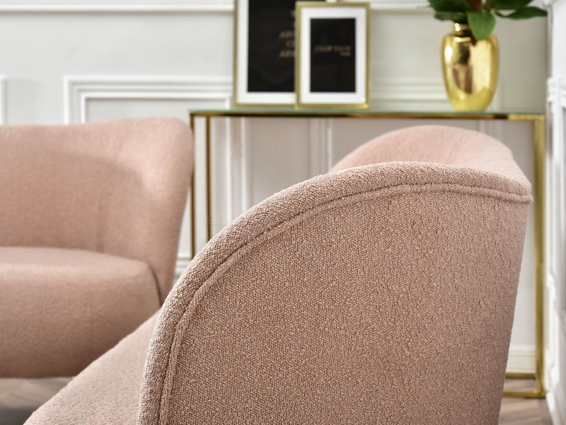 Canapea Canapea trei locuri Cadmio 3 (auriu)