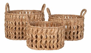 Set 3 ks košíkov Bravena (prírodná)