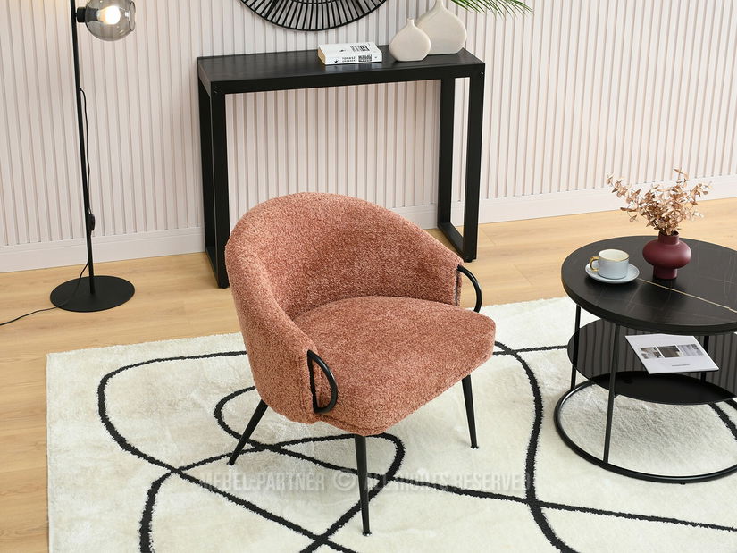 Fotel Carma F (réz + fekete)