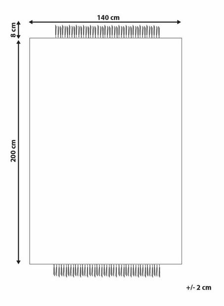 Szőnyeg 140 x 200 cm Korgi (többszínű)