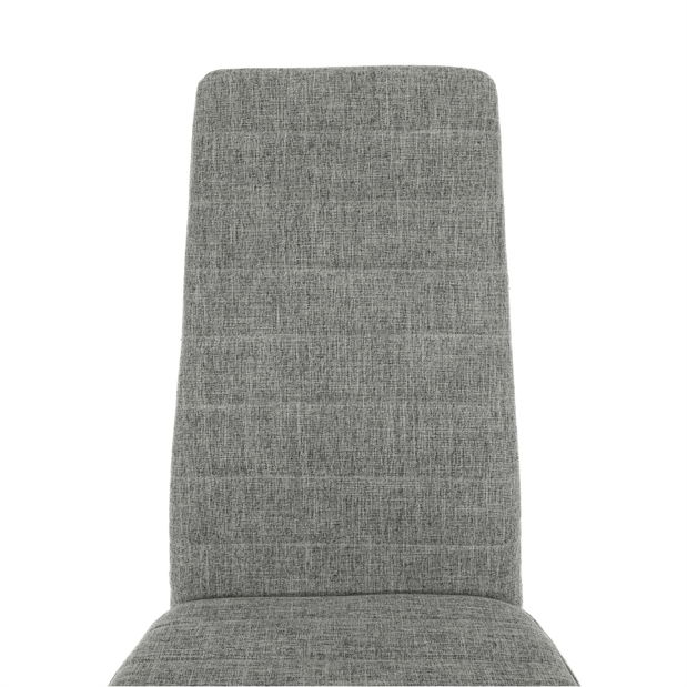 Jedálenská stolička Collort nova (svetlosivá + biela)