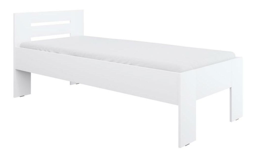 Egyszemélyes ágy 90x200 cm Boyard (fehér)