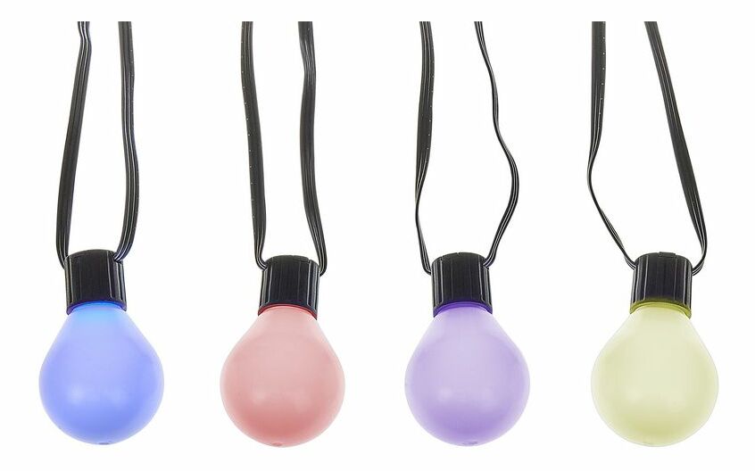 Kültéri fényfüzér Isoza (sokszínű)