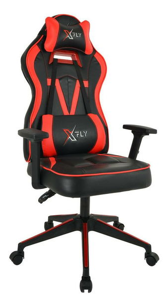 Irodai gamer szék Vamivo 4 (piros + fekete) 