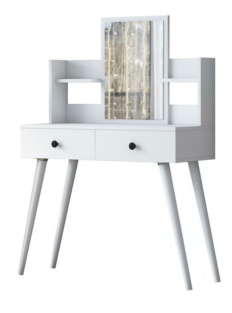 Toaletni stolić Bivake 3 (bijela)