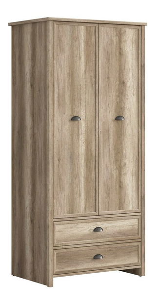 Šatníková skriňa BRW Cannet SZF2D2S (dub monument)