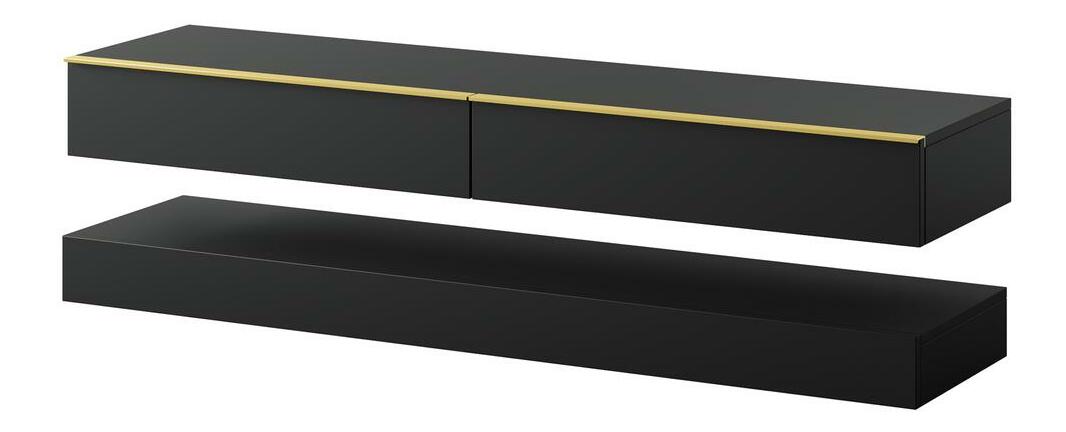 TV skrinka/stolík Hilde (čierna)