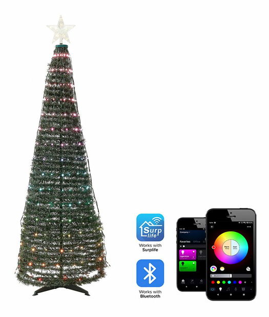 Vianočný stromček 160 cm Sadachbia (zelená) (s osvetlením)