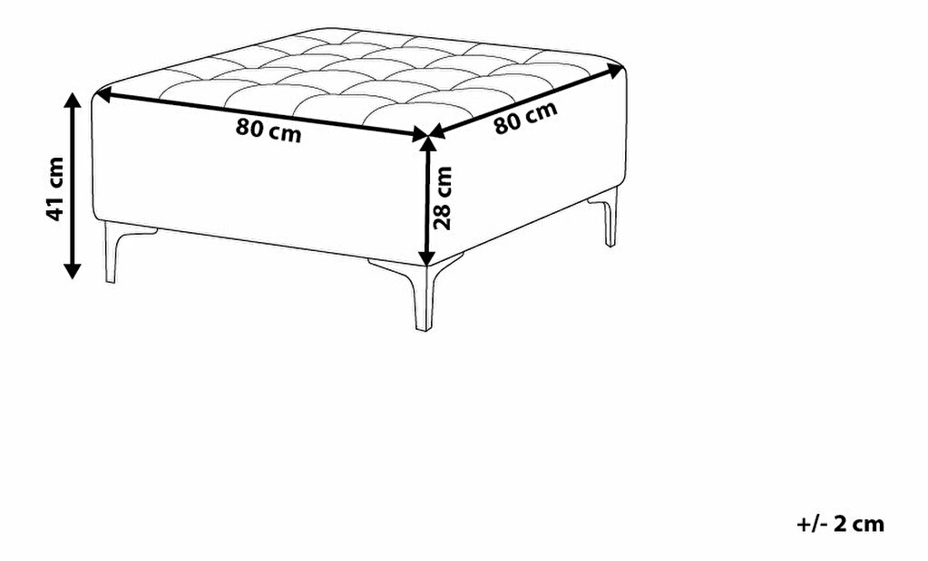 Tabure Aberlady (svijetlo siva)