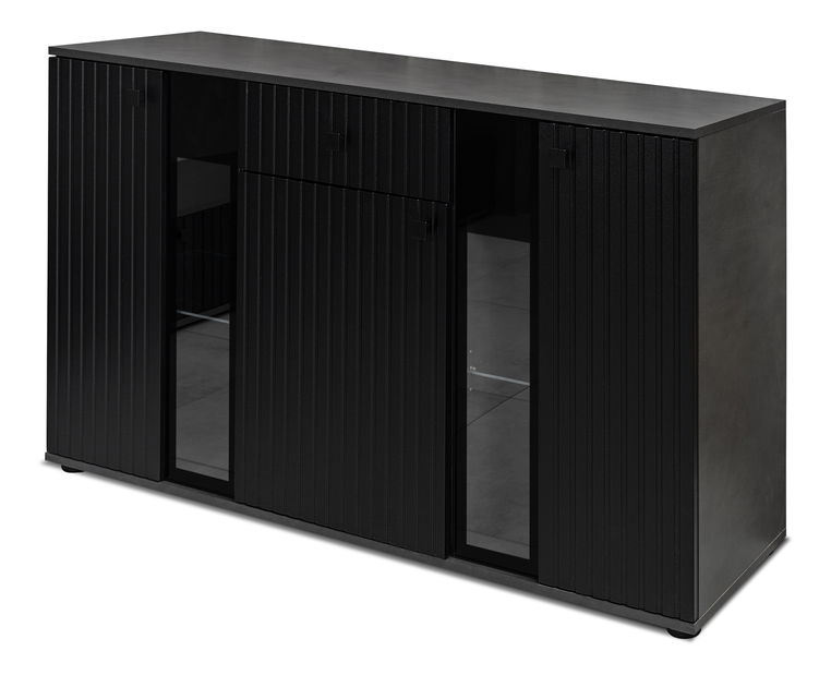 Komoda Saul (crna + matera) (bez rasvjete)