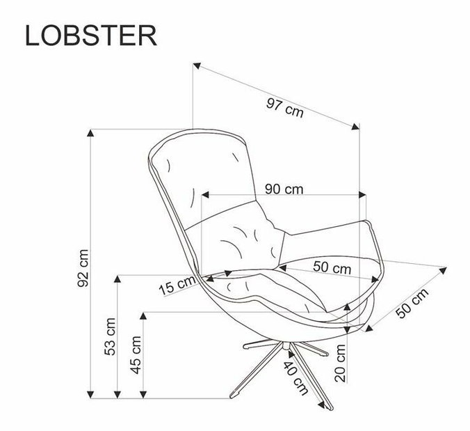 Fotolilu Lester (bej)