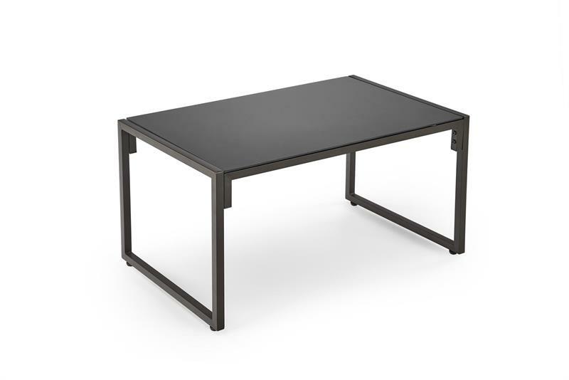 Vrtni namještaj Shadx (crna + cappuccino)