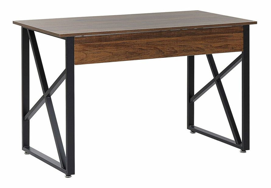 Számítógépasztal DERRY (sötét fa)