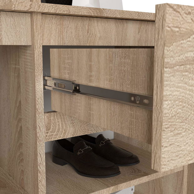 Mobilier hol Enteruno (stejar sonoma) (cu oglindă)