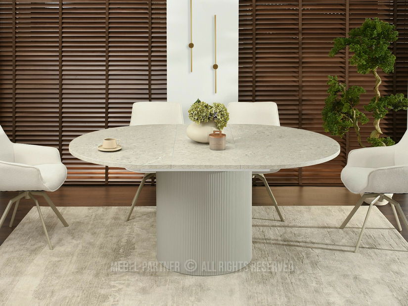 Masă sufragerie Podriamos (marmură + gri)