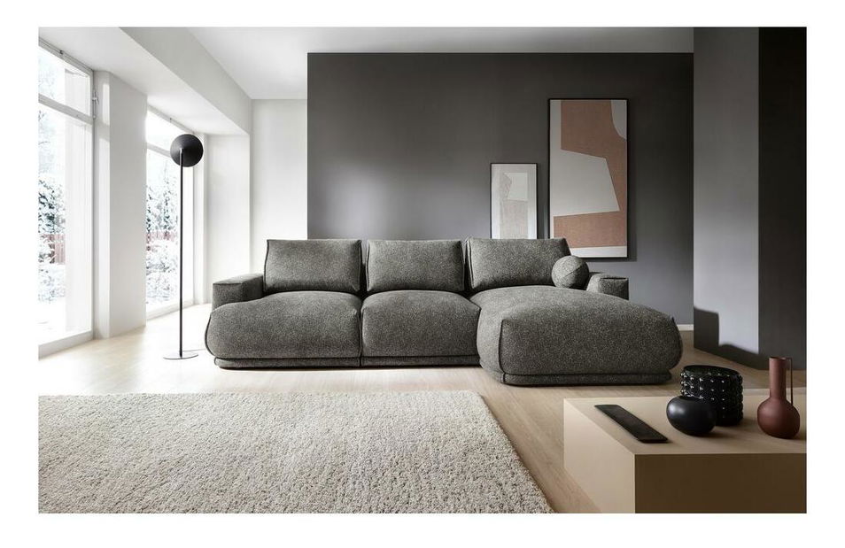 Kutna garnitura Dita (D) (siva + crna)