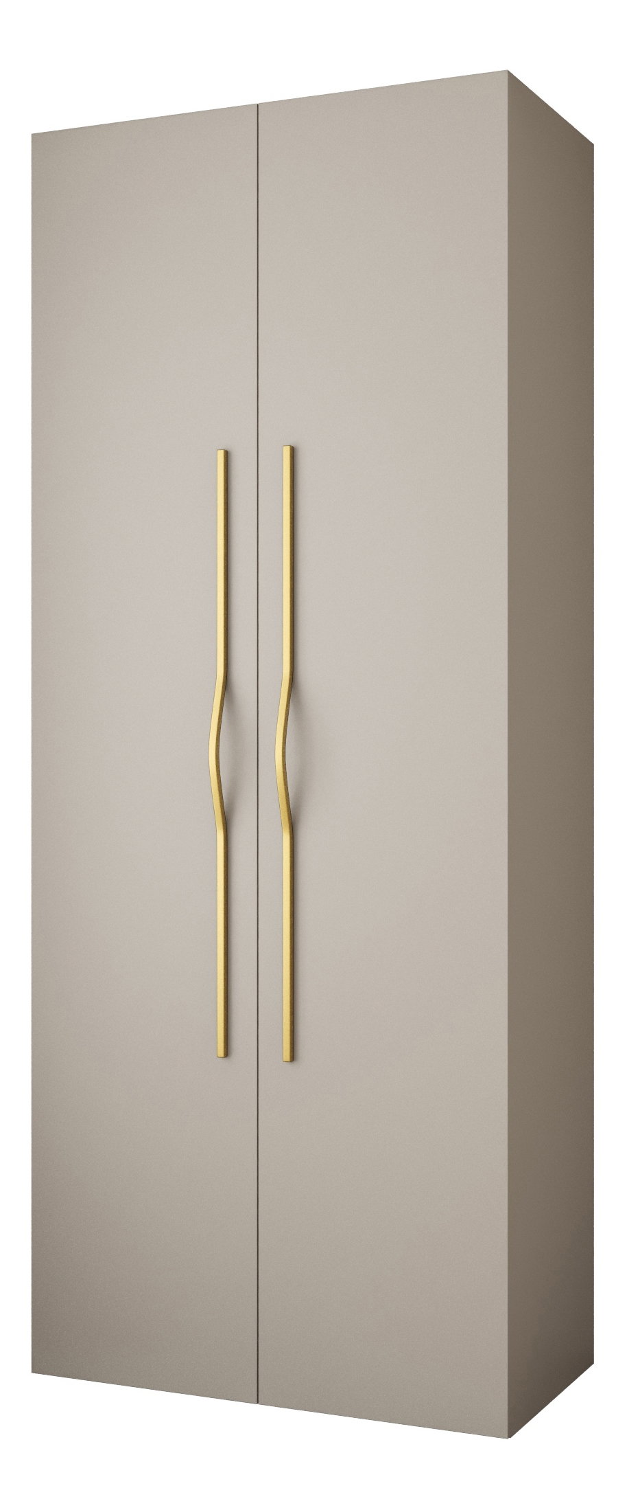 Ruhásszekrény 100 cm Carmela 50-2 (kasmír + arany)