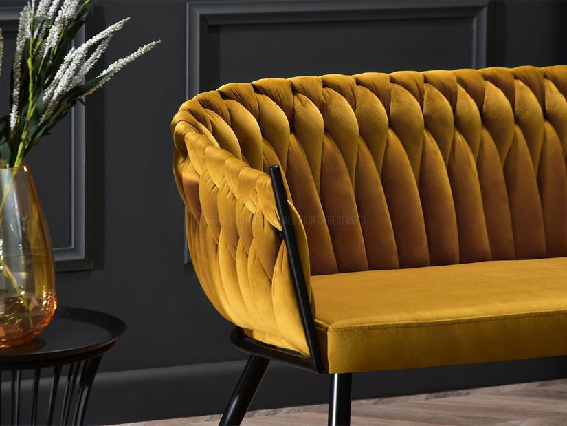 Canapea două locuri Radio (negru)