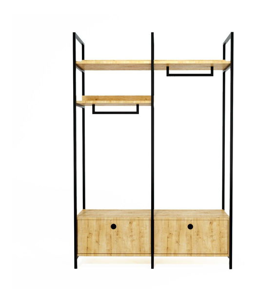 Raft Permal (Stejar + Negru) 