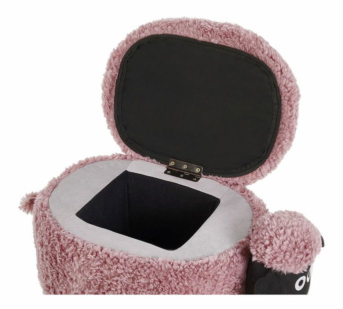 Taburetka SEHE (ružová) (s úl. priestorom)