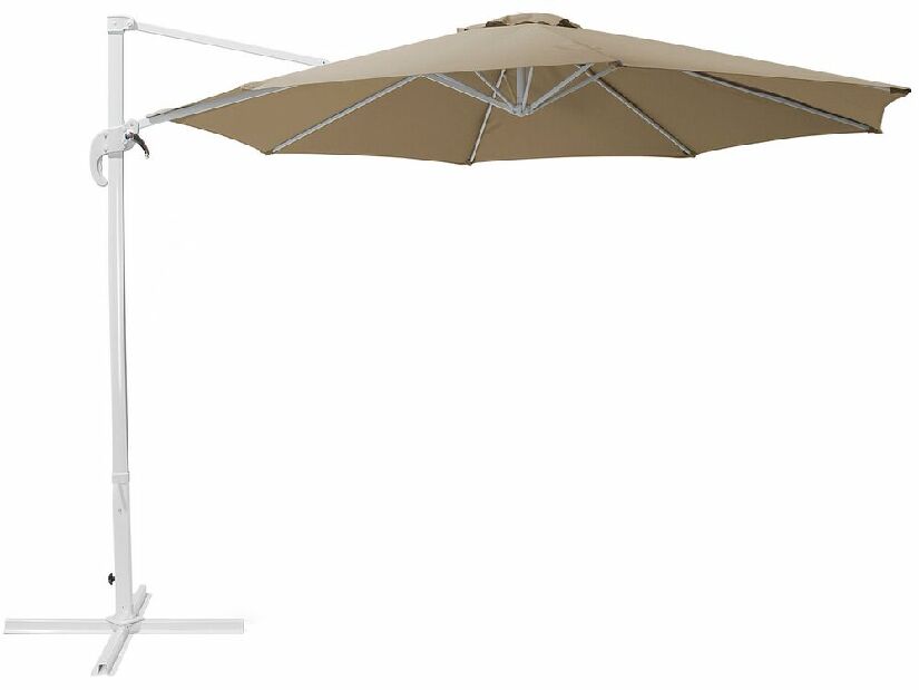 Umbrelă de grădină 300 cm SAVISSI (aluminiu) (bej nisipiu)