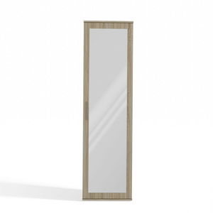 Ormar za garderobu Dialogos 1 (hrast sonoma) (s ogledalom)