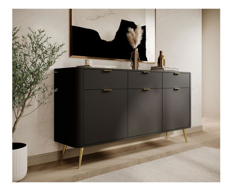 Komoda Ovenia O3 (crna)