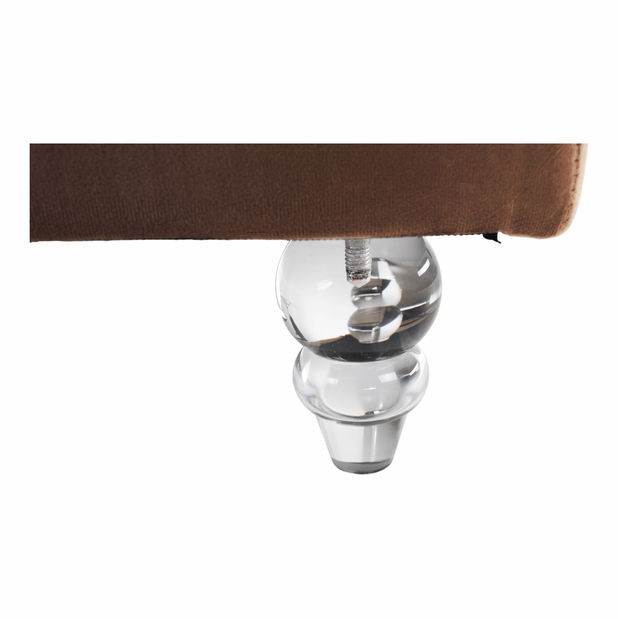 Franciaágy 160 cm Angi (barna) (ágyráccsal)