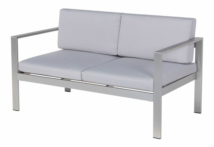 Pohovka dvojsedačka Saleri (svetlosivá)