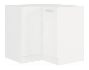 Rohová spodná skrinka Strolis 89x89 DN 1F BB (biela)