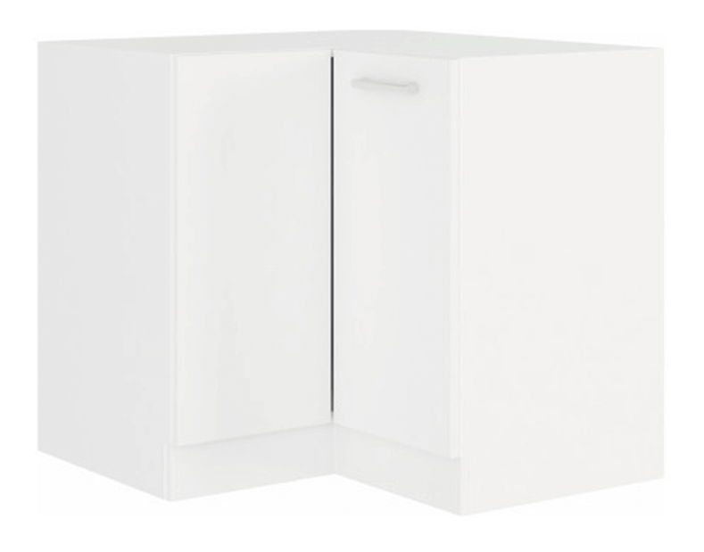 Dulap inferior de colț Strolis 89x89 DN 1F BB (alb)