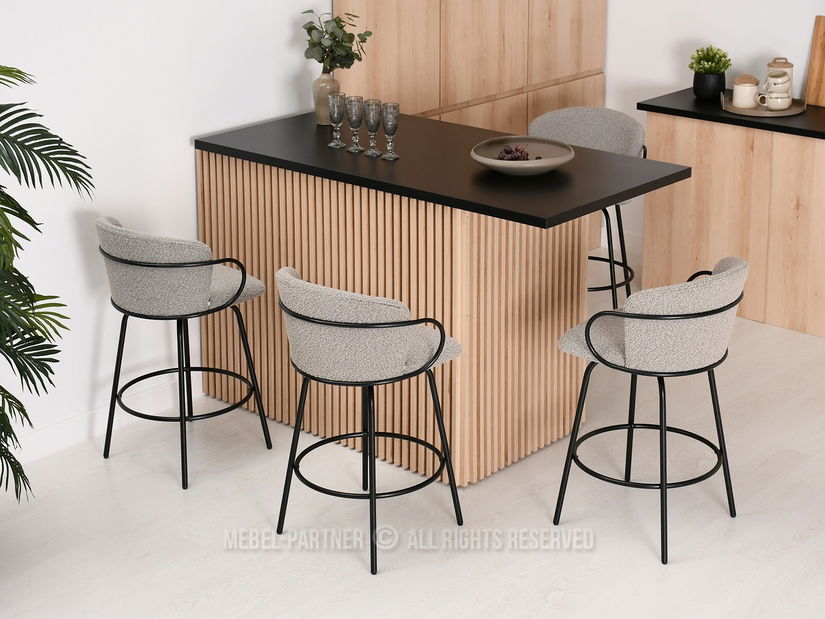 Stolička Sofia (svetlobéžová + čierna)