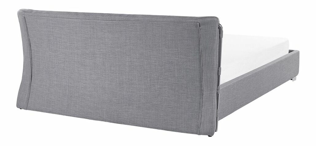 Manželská posteľ 140 cm PARNAS (s roštom) (sivá)