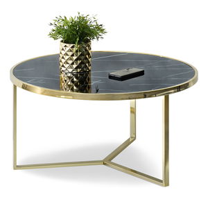 Stolić za kavu Natol (crna + zlatna)