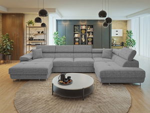 Colțar în formă de U Terazuro Bis (crem) (cu sp. depozitare) (D)