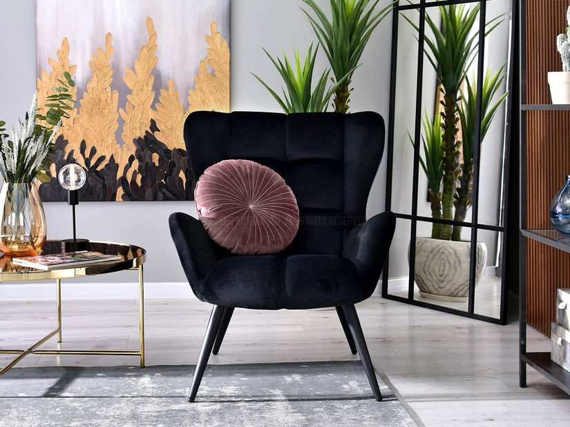 Fotelja Kikino (crna)