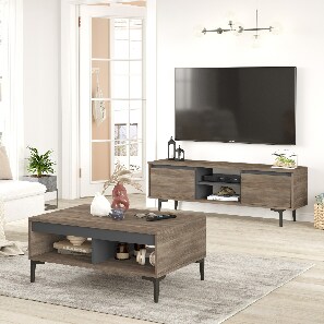 Mobilier living Ariel 12 (Nuc + Antracit)