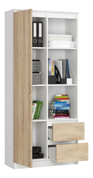 Raft Rehana (Alb + Stejar sonoma)