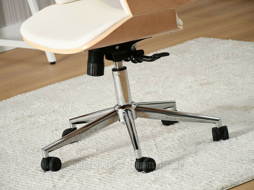 Stolička Oscaro (krémová + chrómová)