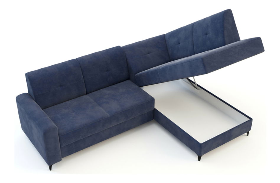 Kutna garnitura Scandal (tamno plava) (D)