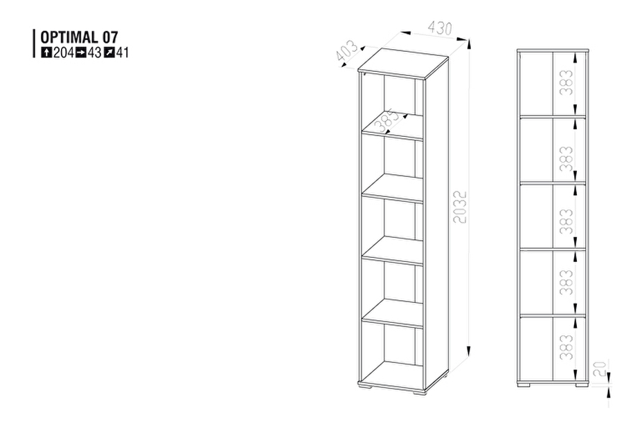Regál Optimal 7