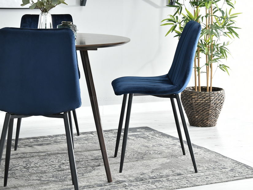 Stolička Mia (námornícka + medená)